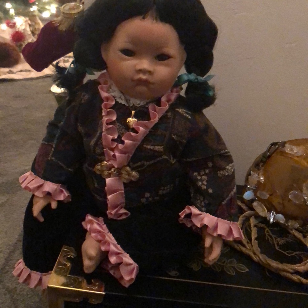 Vintage oriental doll